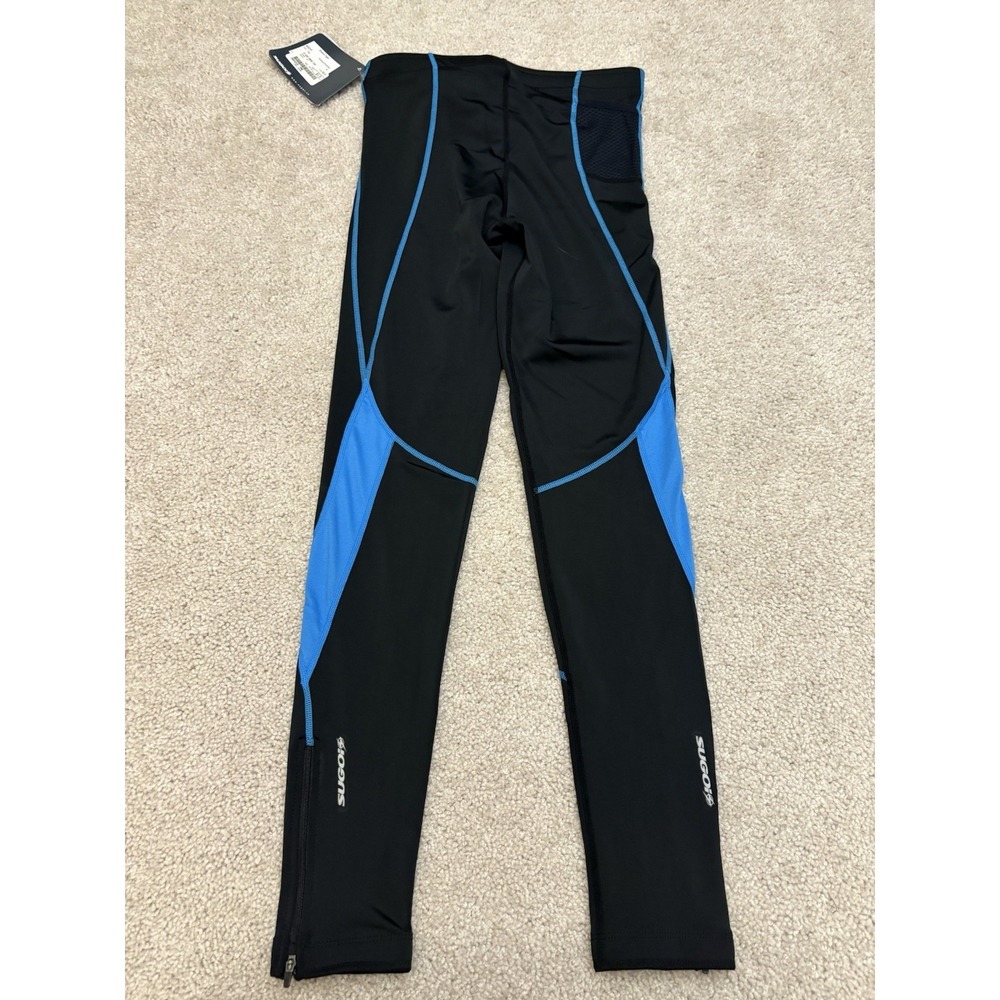 New Sugoi Black Blue Enduro Cycling Tights Riding Size Women's Medium - Picture 2 of 6